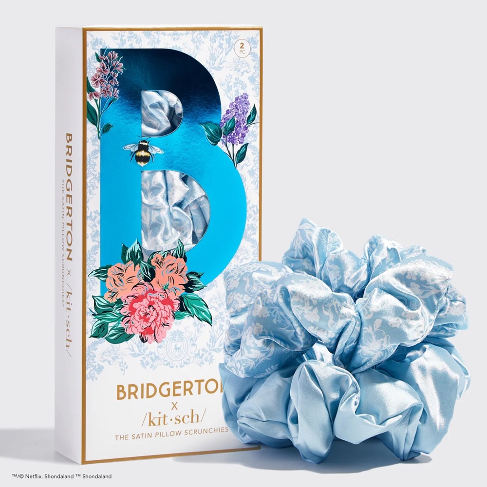 Bridgerton X Kitsch Satin Scrunchies